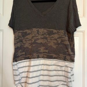 Colorblock Casual Tee